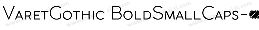 VaretGothic BoldSmallCaps字体转换